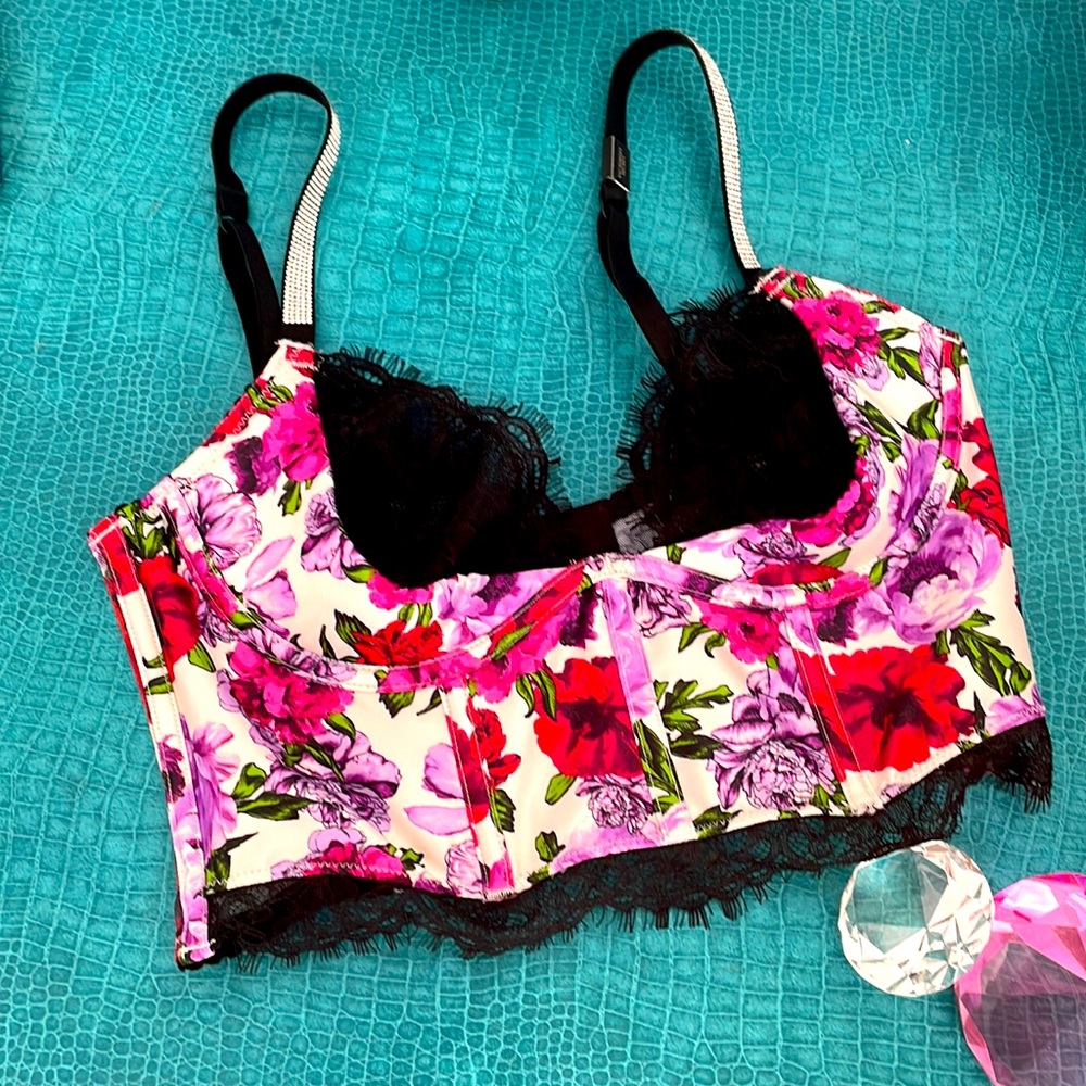 Victoria’s Secret Floral Bustier Bra